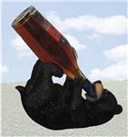 BD22318 Partay Bear Wine Bottle Holder